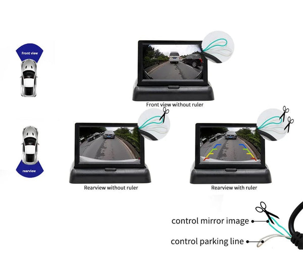 Smartour CCD Fisheye Car Camera AHD 1080P Reversing Rear View Night Vision - stepyours.com