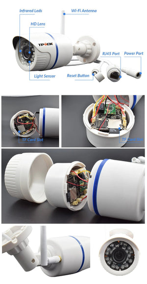 4MP Outdoor WiFi Bullet IP Camera - Weatherproof Surveillance With Motion Alerts - stepyours.com