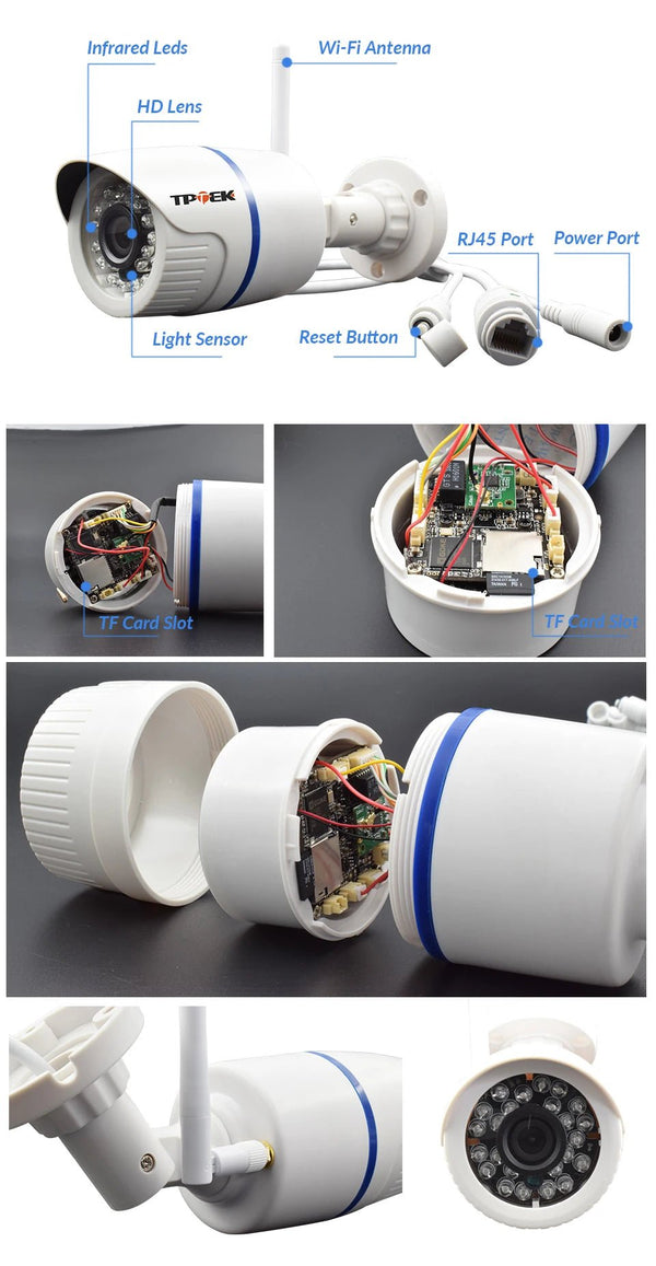 4MP Outdoor WiFi Bullet IP Camera - Weatherproof Surveillance With Motion Alerts - stepyours.com
