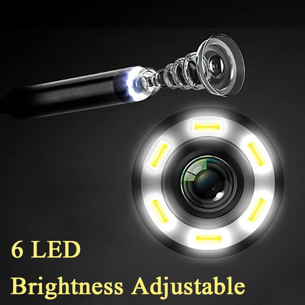 7.0 To 5.5 mm IP67 Waterproof Endoscope Camera - Android Borescope With 6 LEDs - stepyours.com