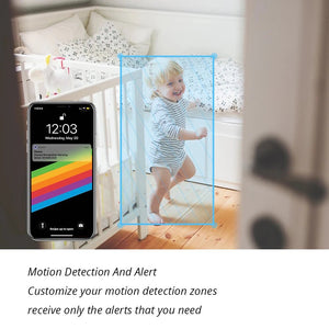 4MP WiFi IP Surveillance Camera With 2.8mm Lens Indoor Two Way Audio CamHi Cam - stepyours.com