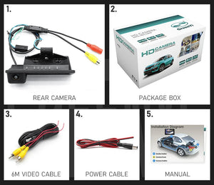 GreenYi AHD 1080P BMW 3 And 5 Series Rear View Camera Night Vision 170 Degree - stepyours.com