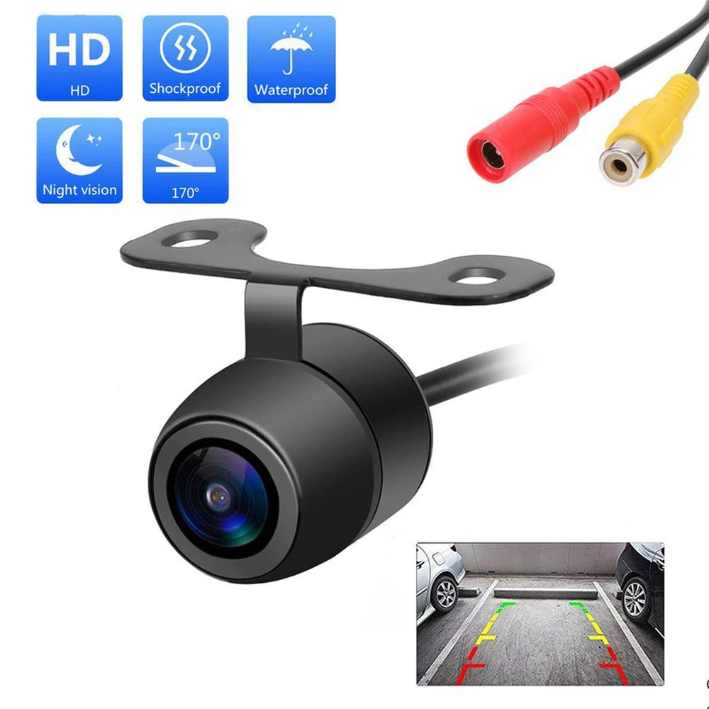 Car Rear View Camera HD Night Vision Wide Angle Waterproof CCD Backup Monitor - stepyours.com