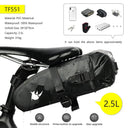 Rhinowalk Bicycle Saddle Bag 1.5L 2.5L Full Waterproof Cycling Seat Bag MTB Road Repair Tools Bag Bike Tail Pack Accessories