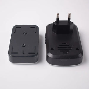 Waterproof Wireless Doorbell AC 100V-240V EU Plug Smart Remote control Door Bell Rings with battery included , plug and play. by stepyours.com