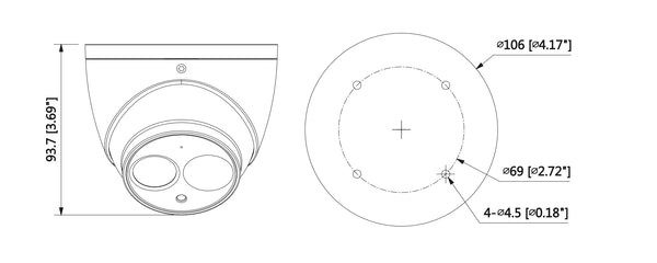 Dahua IPC HDW4631C A 6MP PoE Dome IP Camera 50M IR Built In Microphone - stepyours.com