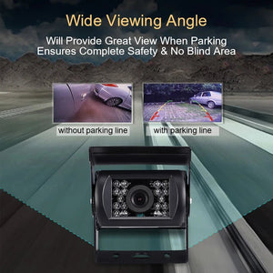 Waterproof 4 Pin AV Port Reverse Backup Camera With IR Night Vision For Trucks - stepyours.com