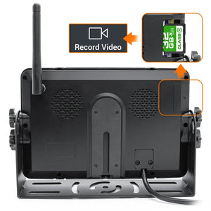 GreenYi 1280x720 HD AHD Wireless Truck DVR 7 Inch Night Vision Backup Camera - stepyours.com