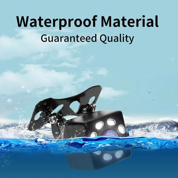 Hippcron Car Rear View Camera 8 LED Night Vision CCD Waterproof HD Video Monitor - stepyours.com