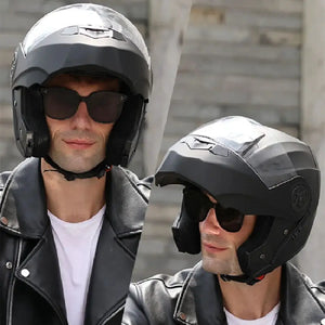 BLD Modular Flip Up Motorcycle Helmet — product view 3