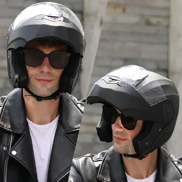 BLD Modular Flip Up Motorcycle Helmet — product view 3