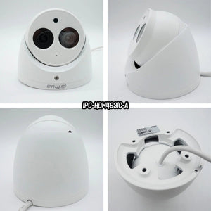 Dahua IPC - HDW4631C - A 6MP PoE Dome IP Camera - Multilingual Firmware, IP67 - stepyours.com