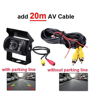 Waterproof 4 Pin AV Port Reverse Backup Camera With IR Night Vision For Trucks - stepyours.com