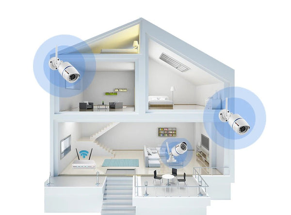 4MP Outdoor WiFi Bullet IP Camera - Weatherproof Surveillance With Motion Alerts - stepyours.com