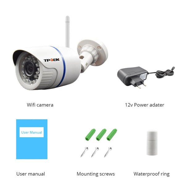 4MP Outdoor WiFi Bullet IP Camera - Weatherproof Surveillance With Motion Alerts - stepyours.com