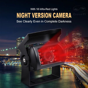 Waterproof 4 Pin AV Port Reverse Backup Camera With IR Night Vision For Trucks - stepyours.com