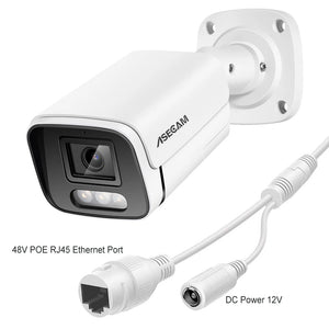 New 8MP 4K IP Camera Outdoor PoE Color Night Vision - Security Bullet - stepyours.com