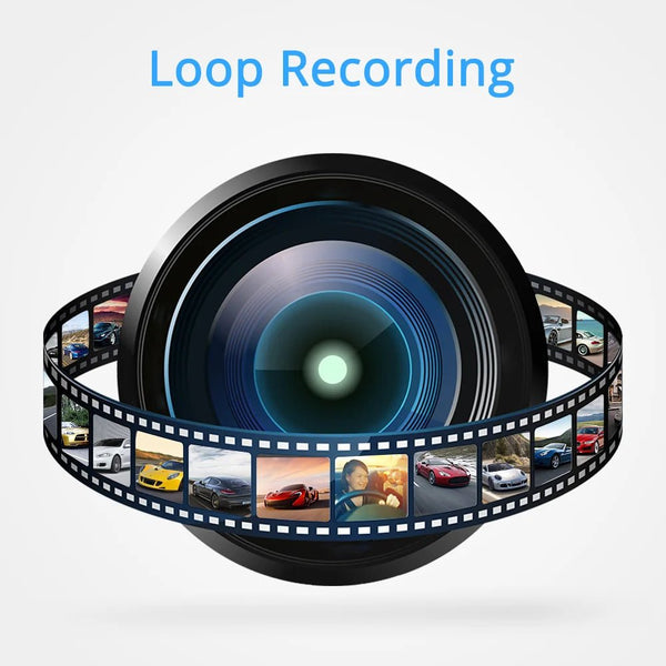 AZDOME 1296P WiFi Dash Cam Night Vision Loop Recording GSensor Parking Monitor - stepyours.com