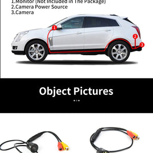 Hippcron 8 LED Night Vision Car Rear View Camera CCD Waterproof HD Video - stepyours.com
