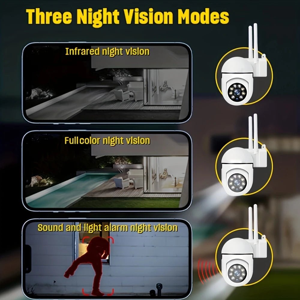 BoyKeep Wireless 1080P Security Camera Outdoor TwoWay Audio 360 NightVision - stepyours.com