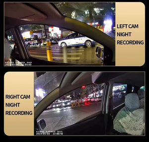 4 Lens Car DVR 360 Degree Dash Cam 1080P Front Left Right Rear View Camera - stepyours.com