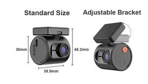 Kawa 2K Dash Cam Mini 3 for Cars Night Vision WiFi App - stepyours.com