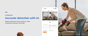 IMILAB C22 Indoor Baby Monitor AI Detection 360 PTZ Night Vision Xiaomi Home App - stepyours.com