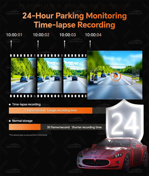 OBDPEAK K8 Pro Dash Cam Front 5K Rear 1080P CarPlay Android Auto 11.3 AI Screen - stepyours.com