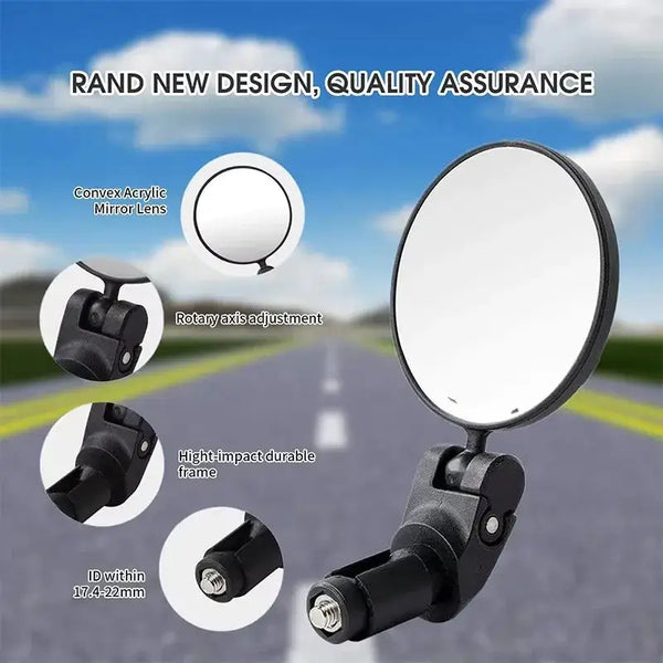 Bicycle Rearview Mirror - Adjustable Wide View — product view 3