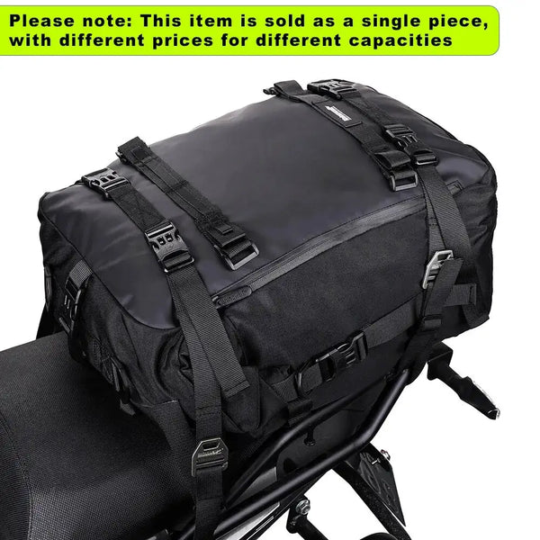 Rhinowalk Motorcycle Saddle Bag Internal Waterproof 10L-20L-30L Rear Seat Bag Modularity Luggage Shoulder Bag Single Item Sale