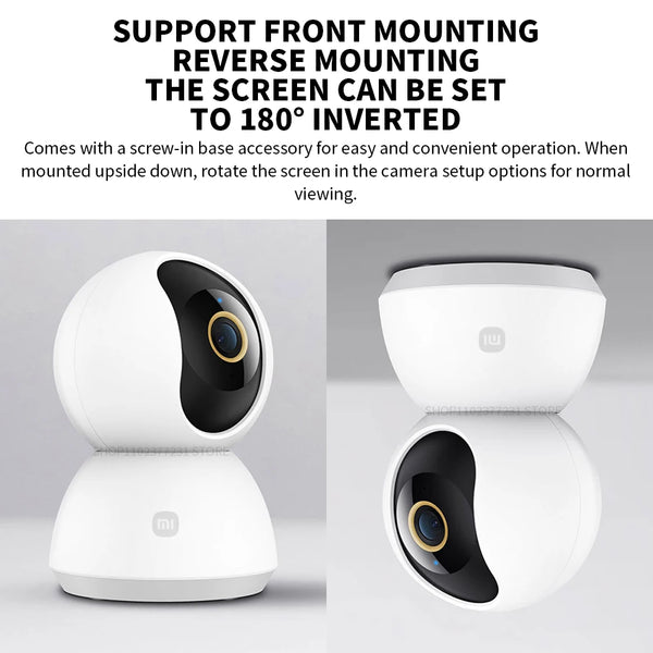 Xiaomi 360 Degree Mi PTZ 2K Security Camera AI Detection Indoor Night Vision by stepyours.com
