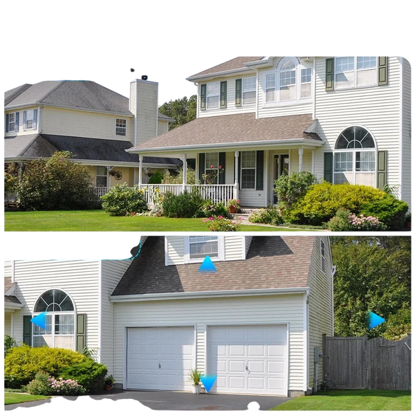8MP 4K PTZ WiFi Camera - Dual Lens With Dual Screen AI Tracking Surveillance - stepyours.com