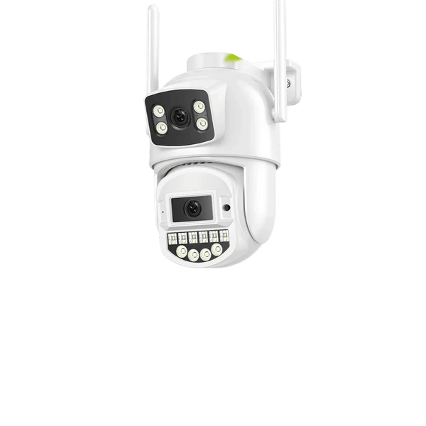 8MP 4K PTZ WiFi Camera - Dual Lens With Dual Screen AI Tracking Surveillance - stepyours.com