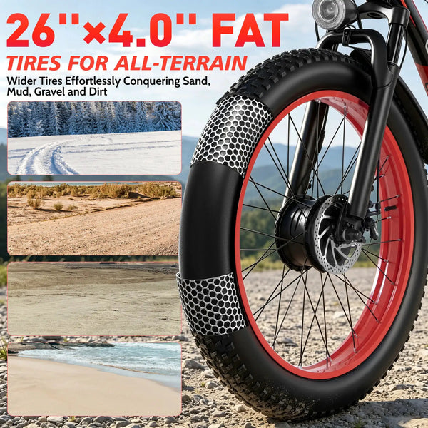 Fat Tire Electric Bike — product view 7