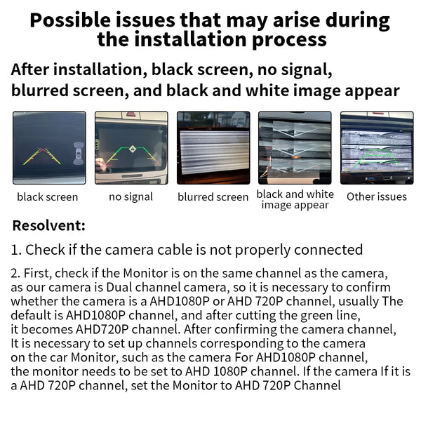 AHD 1080P Waterproof Car Rear View Camera For BMW E Series And X Models - stepyours.com