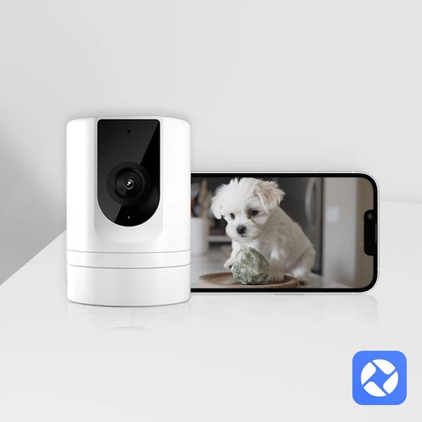 Indoor Pet Camera With Phone App 1080P WiFi Security Camera Foldable - stepyours.com