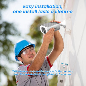 ANRAN C3 Outdoor Wireless Camera Solar Powered Security With Color Night Vision - stepyours.com