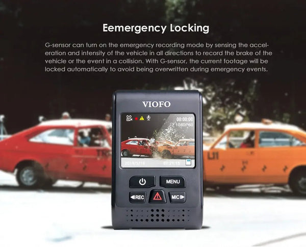 VIOFO A119 V3 2K Car Dash Camera With Parking Mode G Sensor Rota Lens - stepyours.com