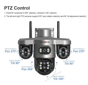 LS Vision 20MP Solar WiFi Surveillance Camera V380 Pro 10X Optical Zoom Outdoor - stepyours.com