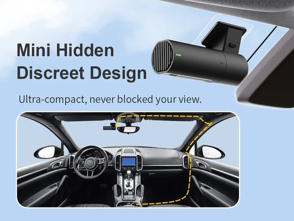 1440P KAWA D6 Car Dash Cam With WiFi App Voice Control WDR Night Vision - stepyours.com