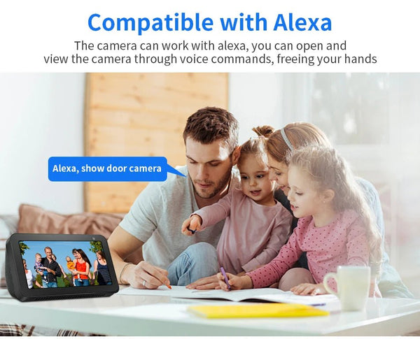 Hiseeu 4K 8MP Dual Lens PTZ WiFi IP Camera With 8X Zoom Night Vision Outdoor - stepyours.com