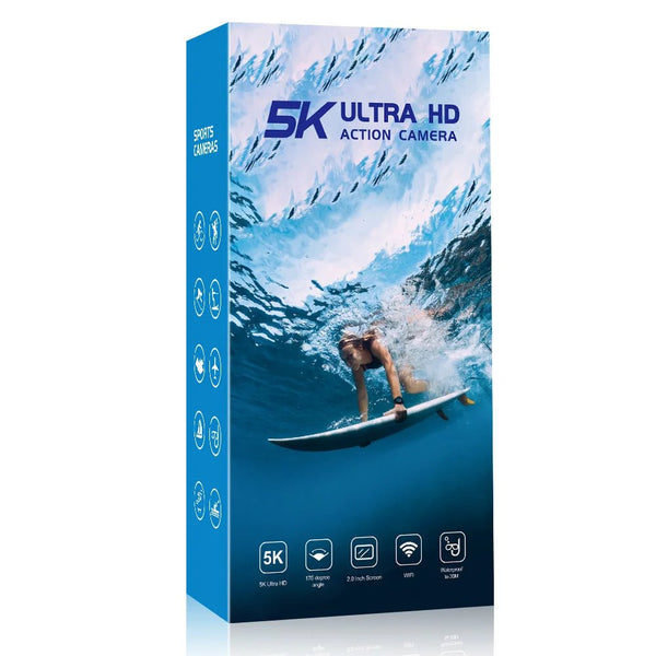 Adventure Ready Action Camera 5K 4K60FPS Dual IPS Touch LCD Waterproof 30M - stepyours.com