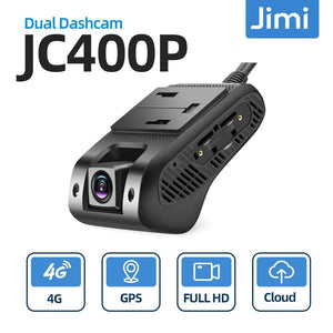 Jimi JC400P 4G Car Camera Dual 1080P Live Stream GPS Tracking WiFi Dash Cam - stepyours.com