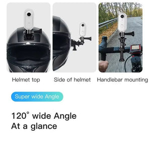 4K FHD Action Camera Helmet Mounted For Outdoor Motorcycle And Bike Video - stepyours.com
