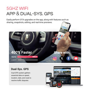 Vantrue E1 Pro 4K Mini Dash Cam Starvis Night Vision HDR WiFi GPS 1TB - stepyours.com