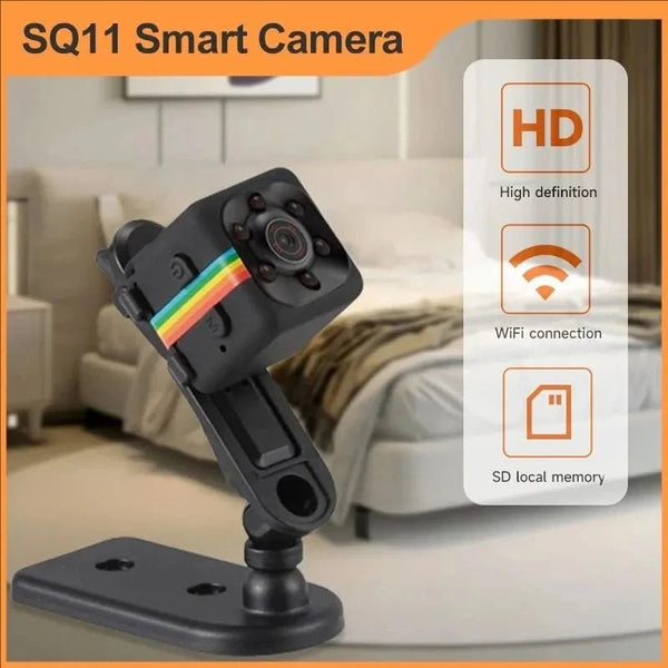 Mini Camera HD Portable Nanny Cam - 1080P Covert Indoor Surveillance - stepyours.com