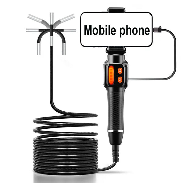 Type C 360 Degree Two Way Rotary Endoscope Camera 1080P HD For Car Inspection - stepyours.com