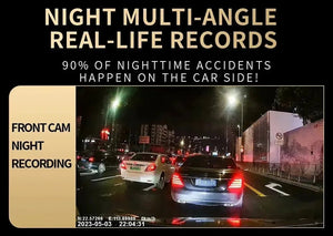 4 Channel 360 Dash Cam With 1080P Front Left Right Rear 24H Parking - stepyours.com