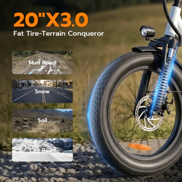 URLIFE Fat Tire EBike for Custom Setups — product view 5