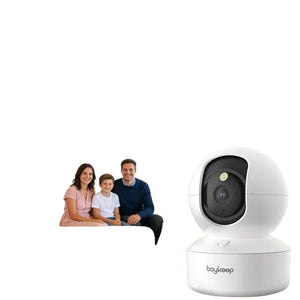BoyKeep 2K Smart WiFi Security Camera - 360 PTZ Indoor Surveillance Hooks - stepyours.com